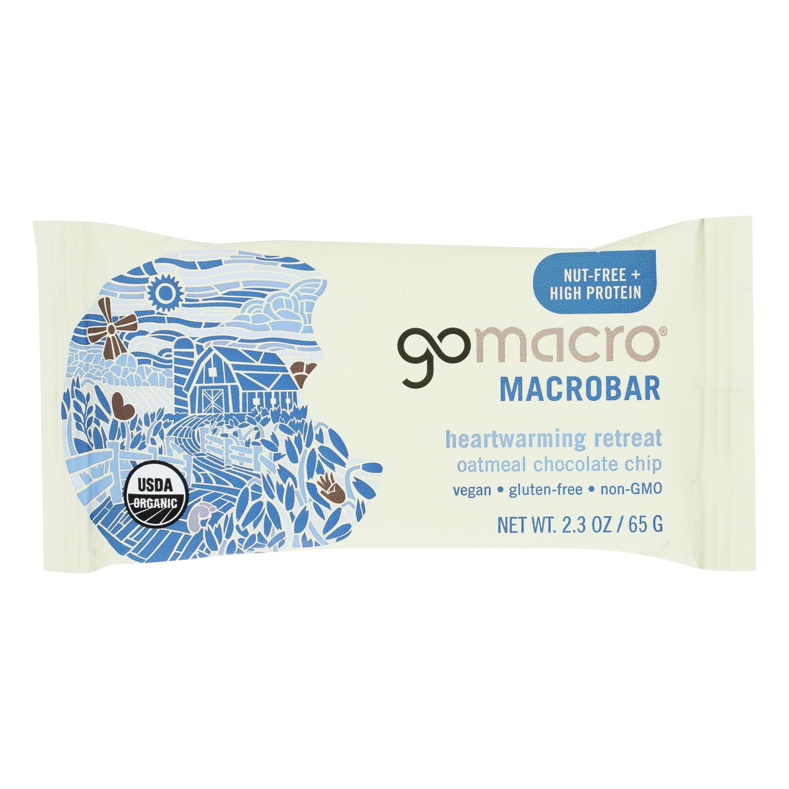 Gomacro - Bars Oatmeal Cchip - 12개 묶음상품 - 2.3 OZ