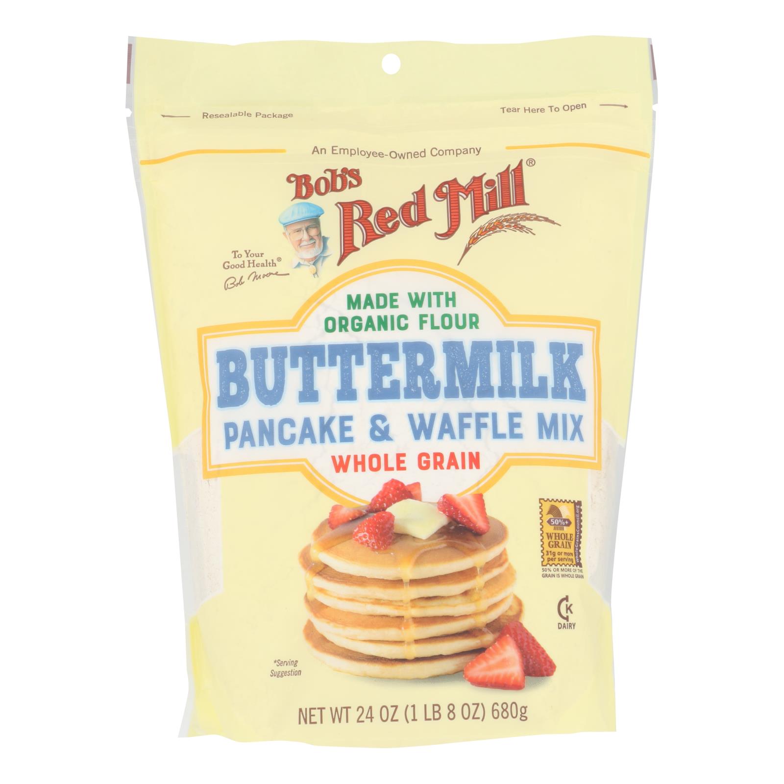 Bob's Red Mill - Pancake/waffle Btrmlk - 4개 묶음상품 - 24 OZ