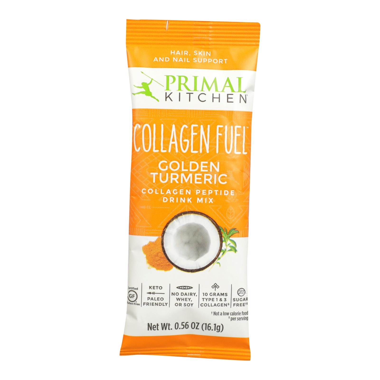 Primal Kitchen - Collagen Fuel Golden Turmrc - Case of 12 - .56 OZ