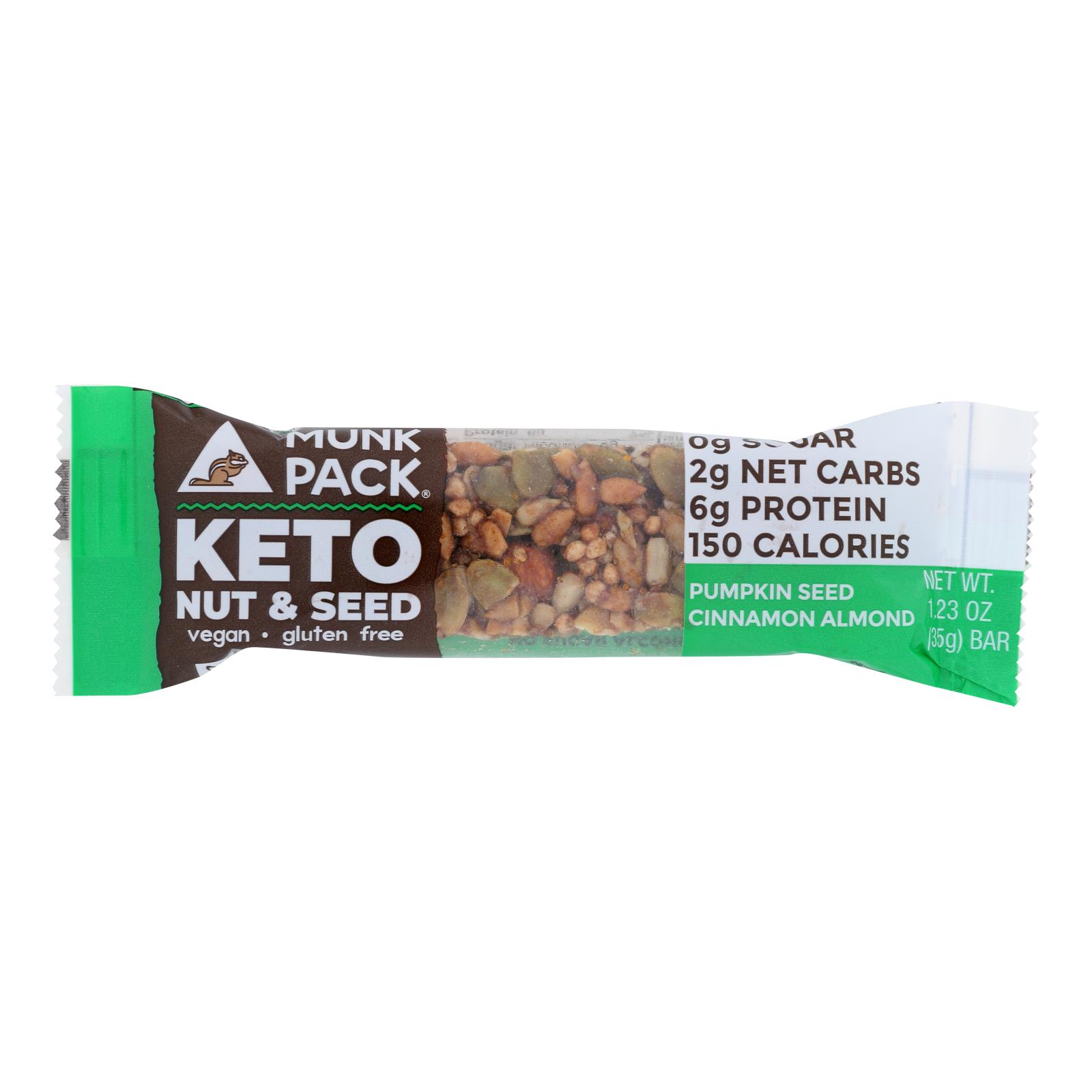 Munk Pack - Keto Nt&sd Pmknsd Cinnamon Almond - 12개 묶음상품 - 1.23 OZ