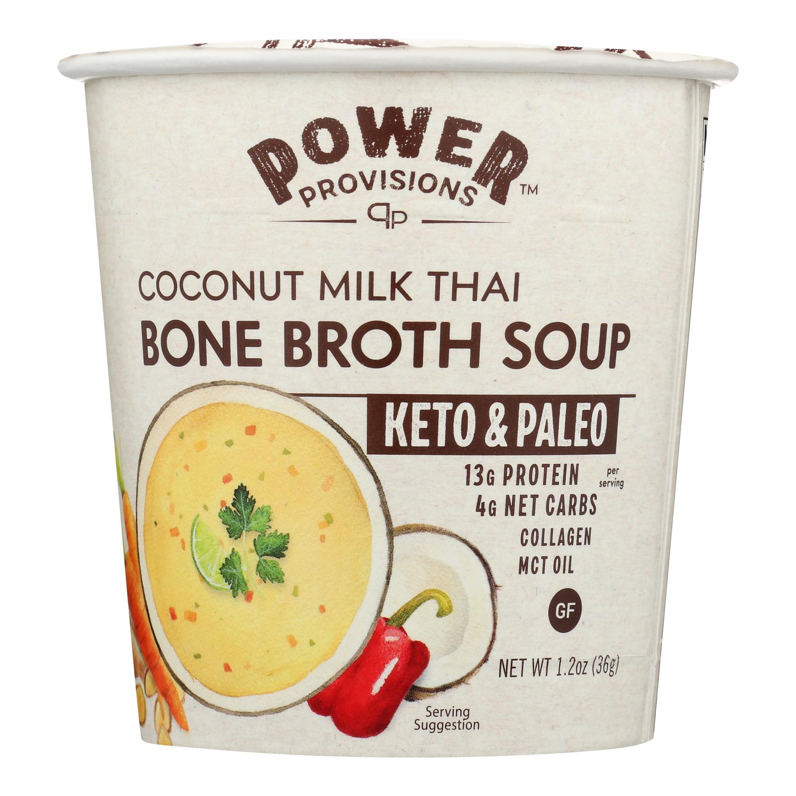 Power Provisions - Soup Bn Brth Cntmlk Thai - CS of 6-1.2 OZ